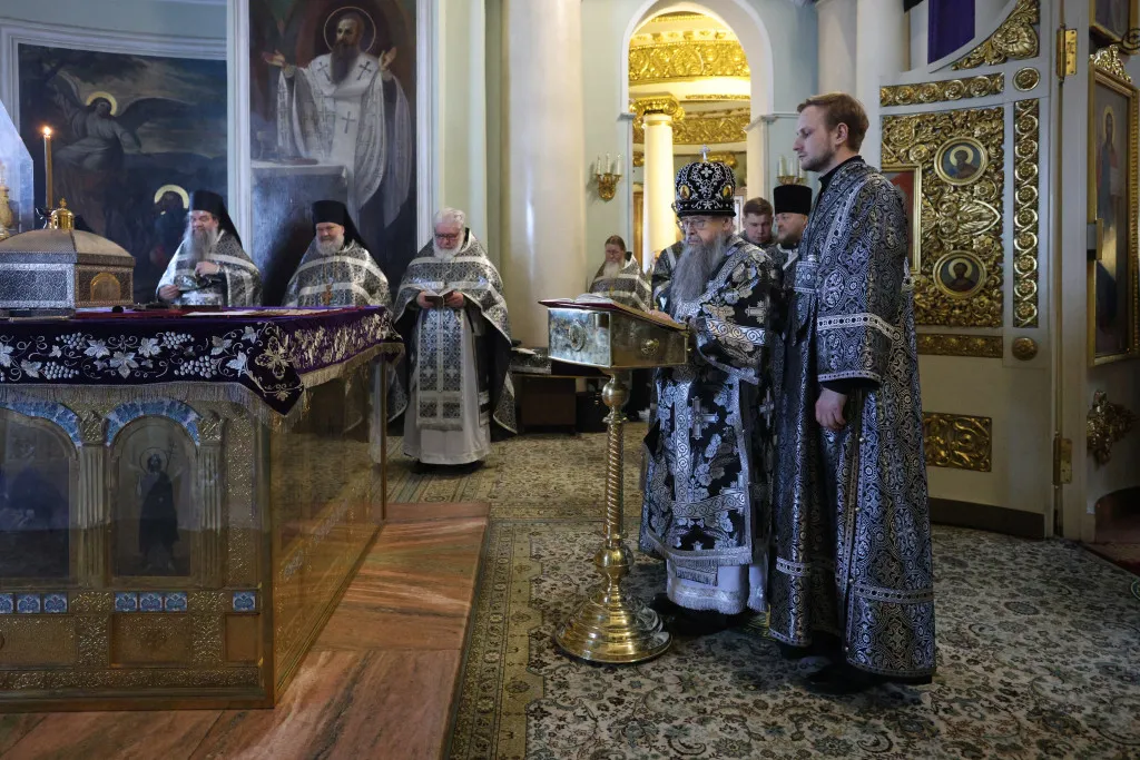 В среду первой седмицы Великого поста епископ Алексий совершил Литургию Преждеосвященных Даров