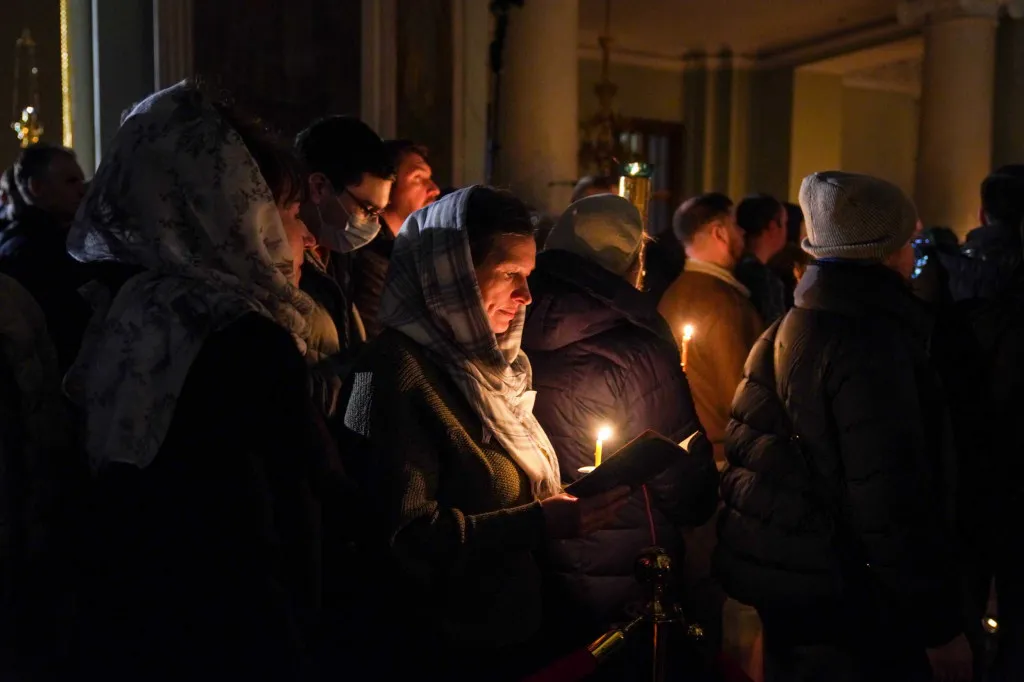 Святейший Патриарх Кирилл совершил повечерие с чтением Великого канона прп. Андрея Критского в Даниловом монастыре