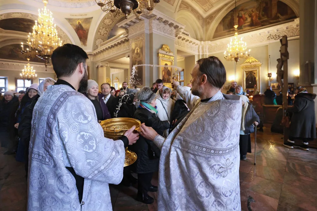 В Крещенский сочельник в Даниловом монастыре прошли торжественные богослужения