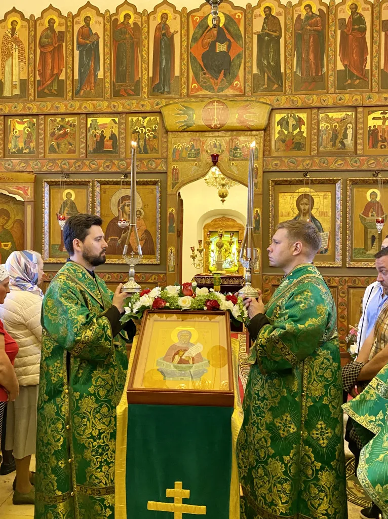 В день памяти преп. Симеона Столпника епископ Алексий совершил Божественную Литургию в Даниловом монастыре
