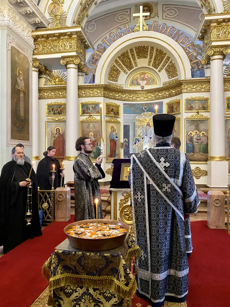 Литургия Преждеосвященных Даров в Даниловой обители в пятницу первой седмицы Великого поста