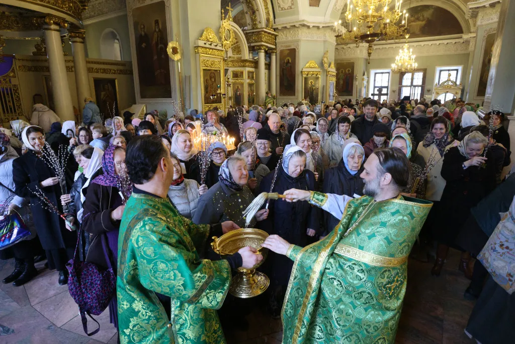 В праздник Входа Господня в Иерусалим в обители князя Даниила прошли торжественные богослужения