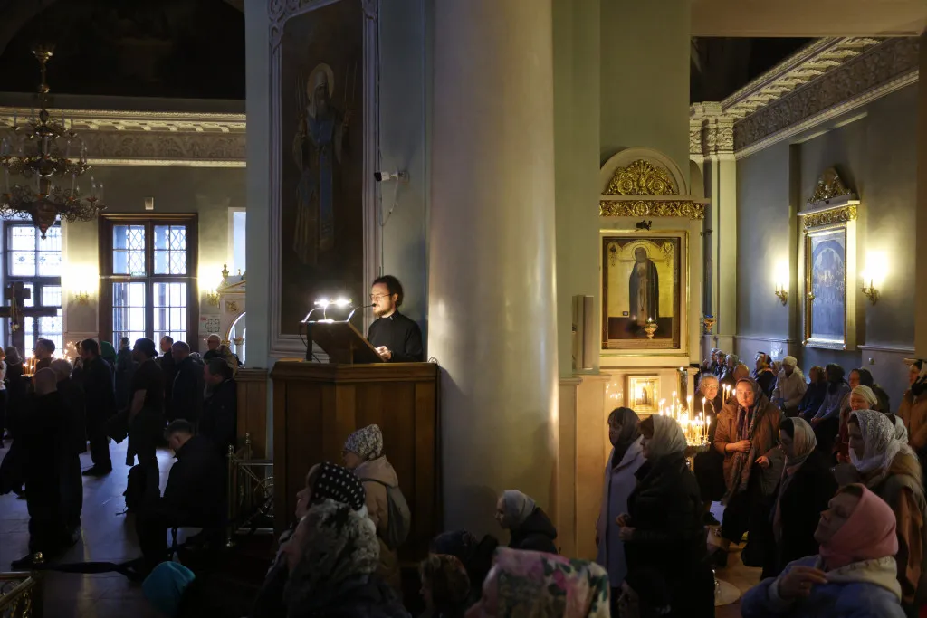 В обители князя Даниила совершена утреня с пением Акафиста Пресвятой Богородице
