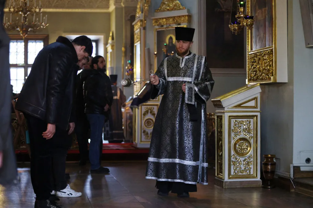 В среду первой седмицы Великого поста епископ Алексий совершил Литургию Преждеосвященных Даров