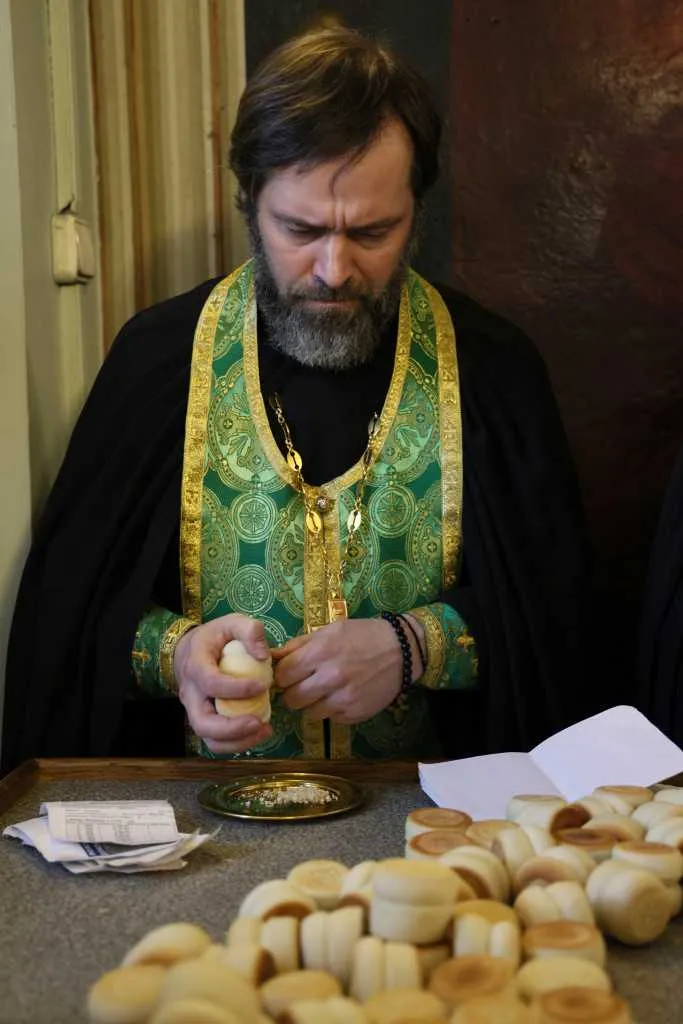 В Неделю сыропустную, день памяти благоверного князя Даниила Московского, Святейший Патриарх Кирилл совершил Литургию в Даниловом ставропигиальном монастыре