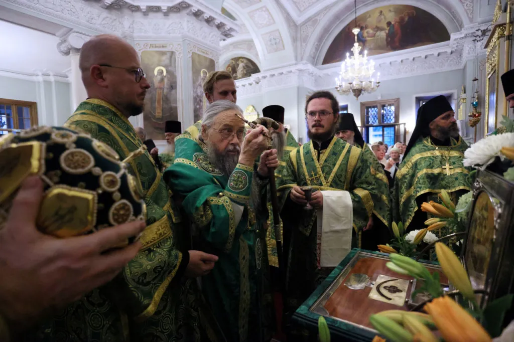 Святейший Патриарх Кирилл возглавил престольные торжества в Даниловом монастыре и совершил пресвитерскую хиротонию насельника обители