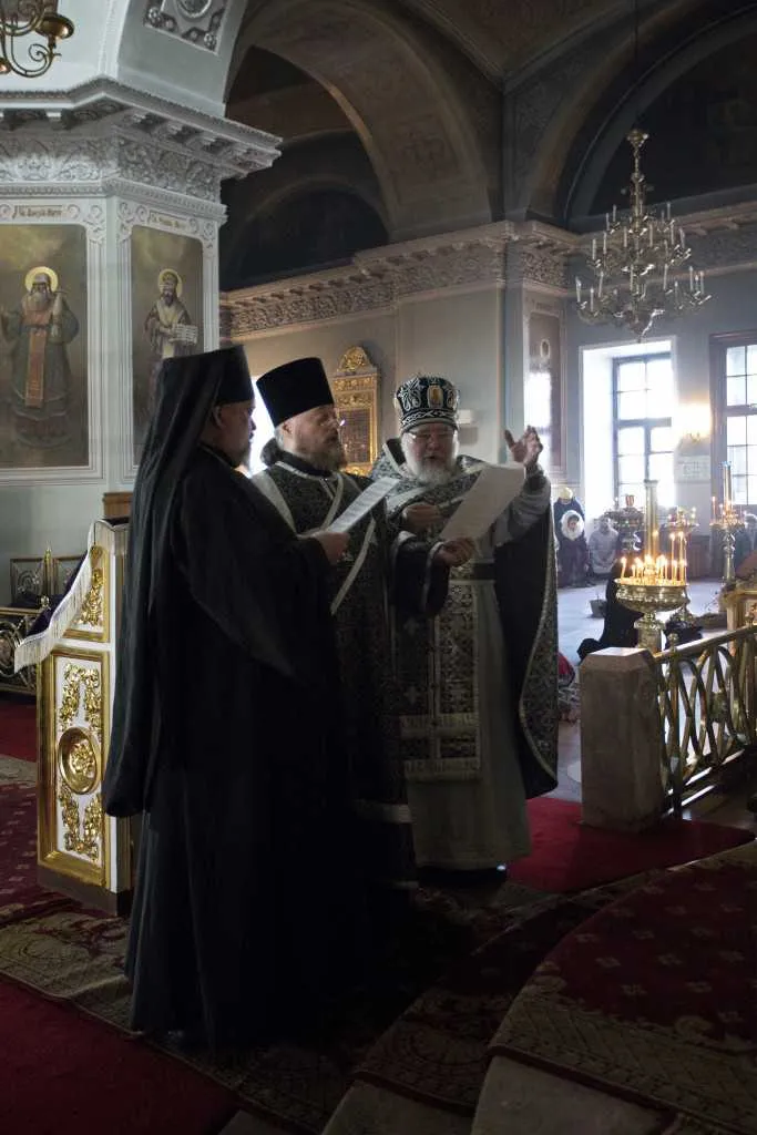 Литургия Преждеосвященных Даров в Даниловой обители