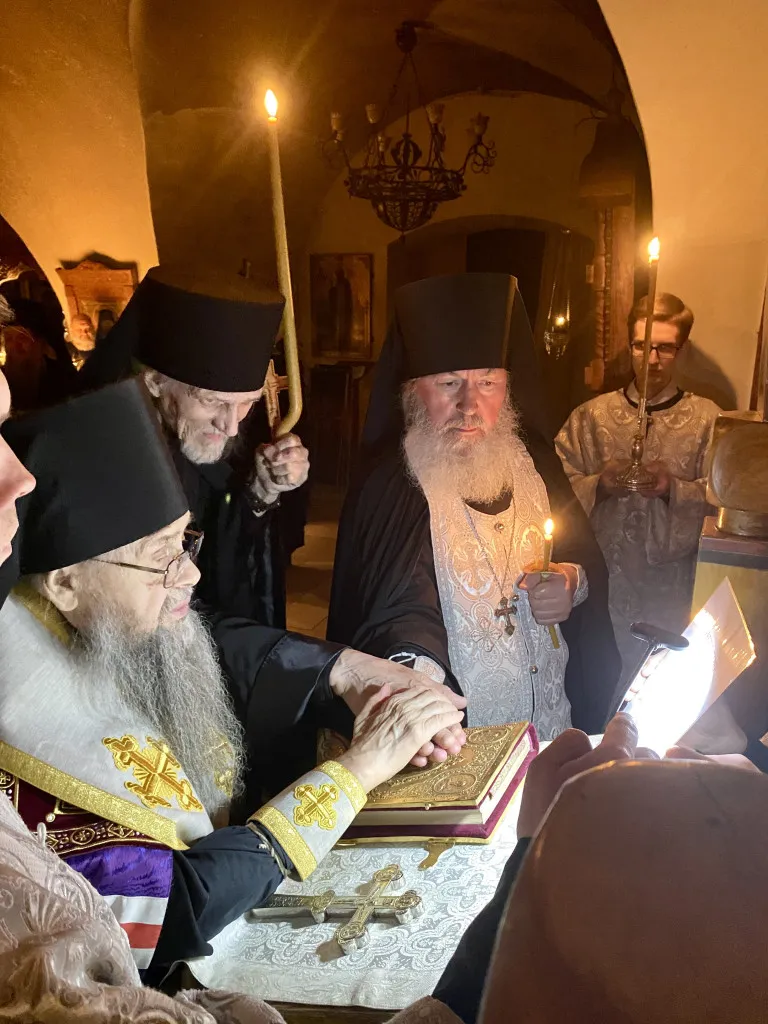 Епископ Алексий совершил монашеский постриг в Даниловой обители