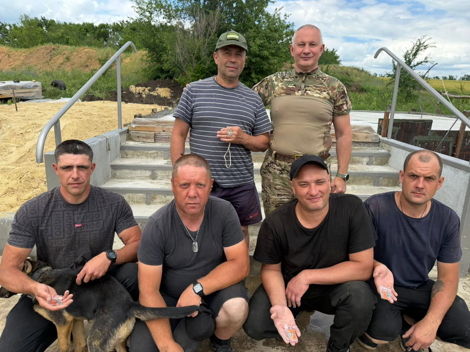 Часовню Даниила Московского заложили в одном из подразделений на передовой
