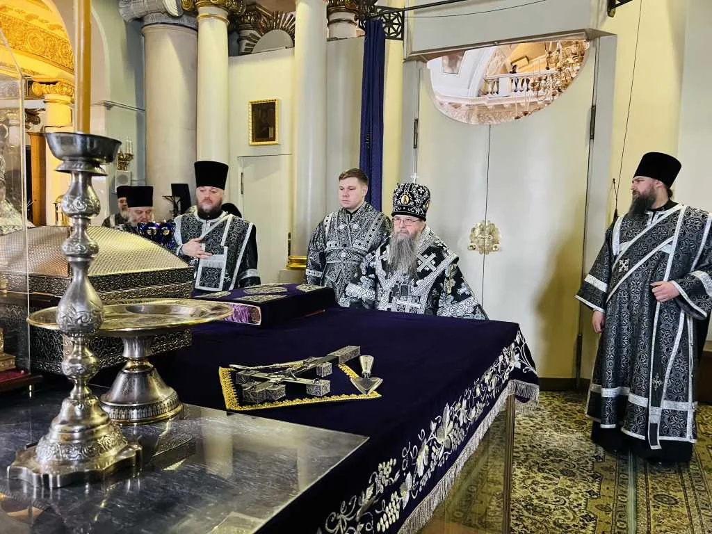 Епископ Алексий в обители князя Даниила совершил первую в этом году Литургию Преждеосвященных Даров