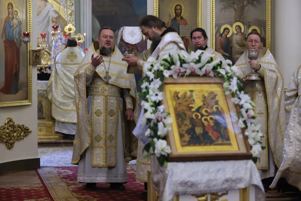 Данилова обитель встретила праздник Крещения Господня