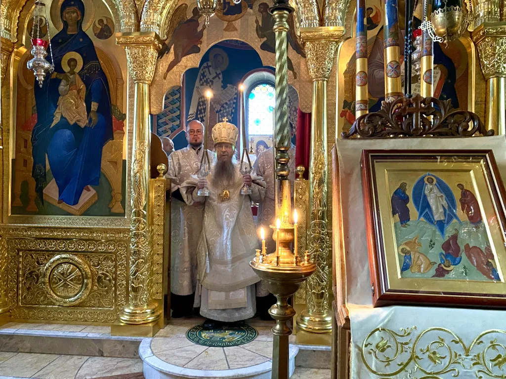 Епископ Алексий возглавил престольные торжества на Свято-Преображенском подворье Данилова монастыря