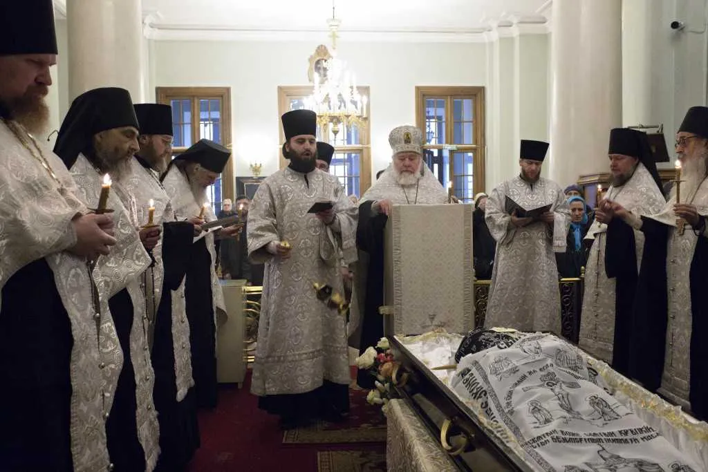 В Даниловом монастыре состоялось отпевание новопреставленного иеромонаха Луки (Филатова)