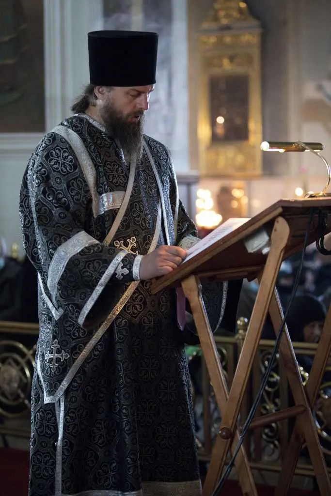 Литургия Преждеосвященных Даров в Даниловой обители