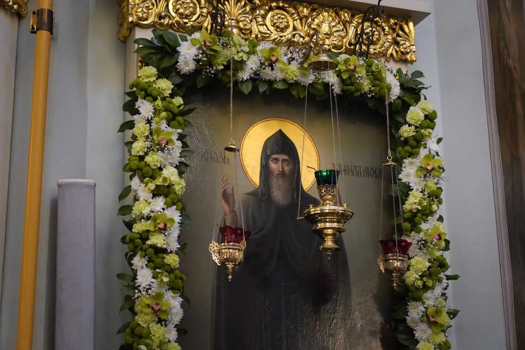 В Неделю сыропустную, день памяти благоверного князя Даниила Московского, Святейший Патриарх Кирилл совершил Литургию в Даниловом ставропигиальном монастыре