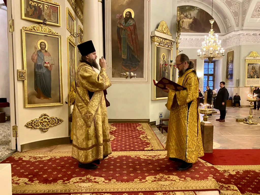В праздник Обрезания Господня епископ Алексий совершил Божественную Литургию в Даниловом монастыре