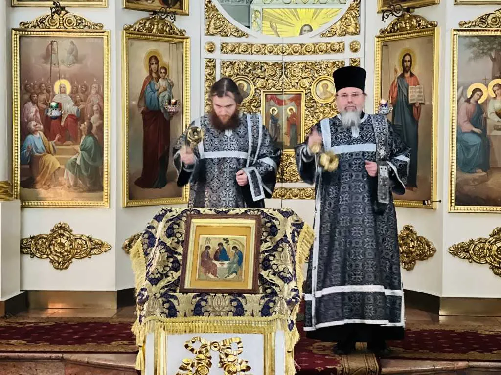 Епископ Алексий в обители князя Даниила совершил первую в этом году Литургию Преждеосвященных Даров