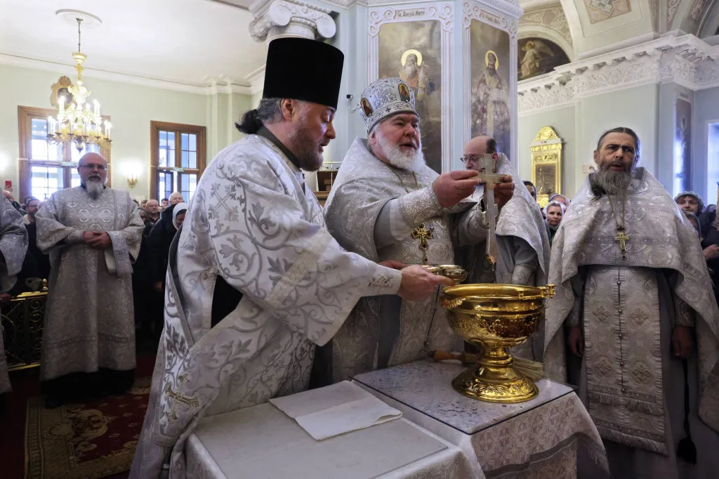 В Крещенский сочельник в Даниловом монастыре прошли торжественные богослужения