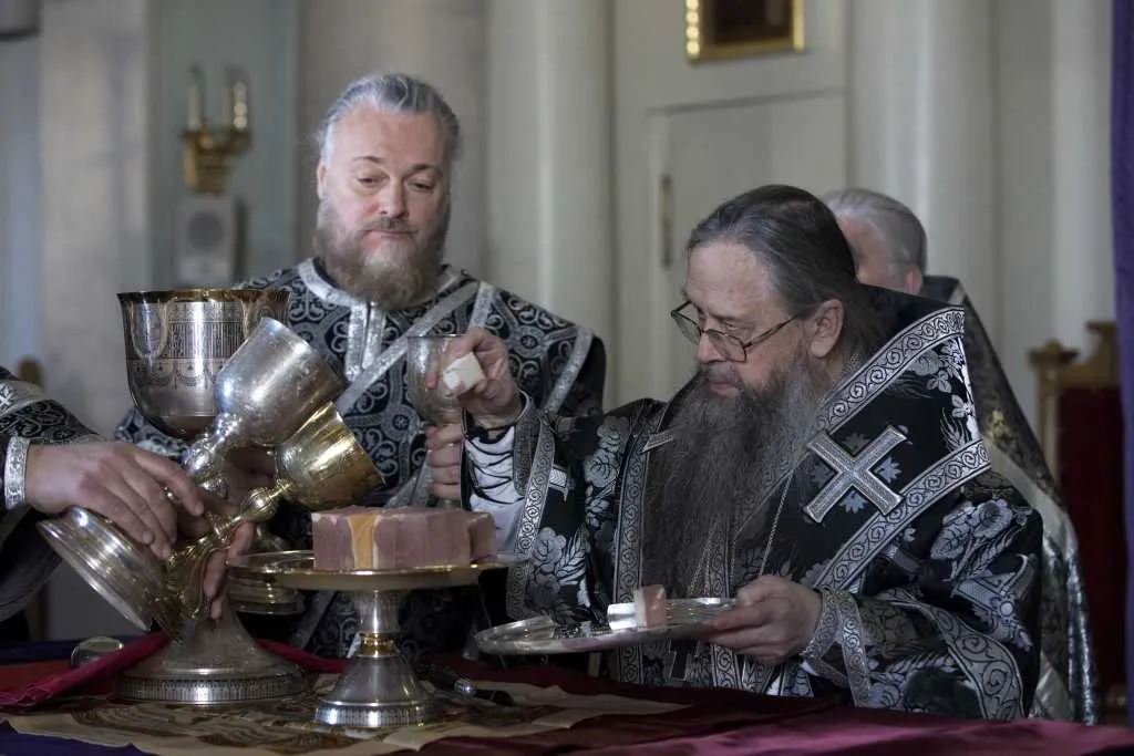 Литургия Преждеосвященных Даров в Даниловой обители