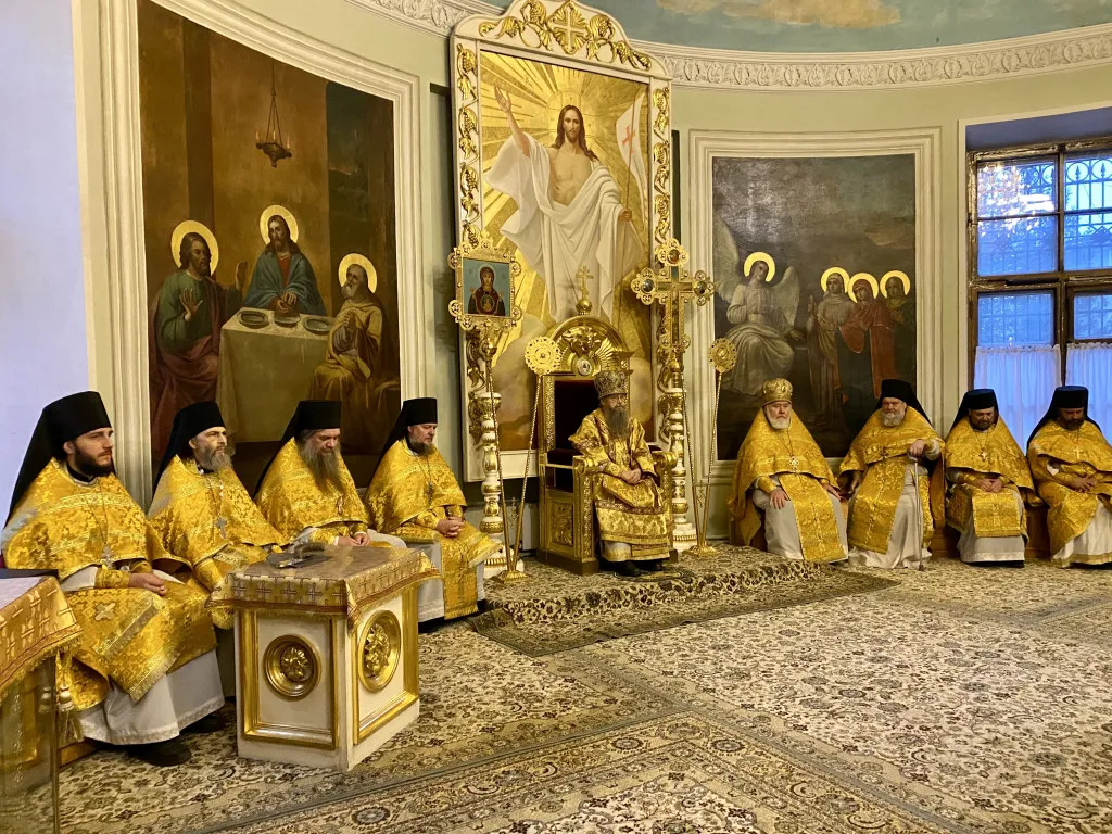 В праздник Обрезания Господня епископ Алексий совершил Божественную Литургию в Даниловом монастыре