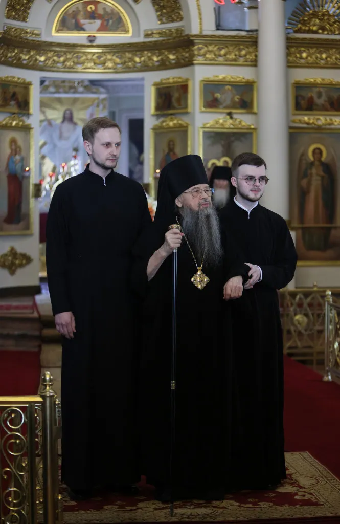 Сотрудники Даниловой обители поздравили епископа Алексия с Пасхой Христовой