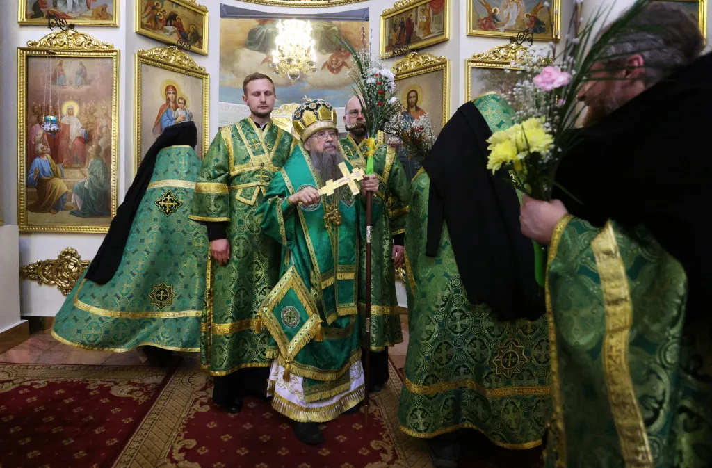 В праздник Входа Господня в Иерусалим в обители князя Даниила прошли торжественные богослужения