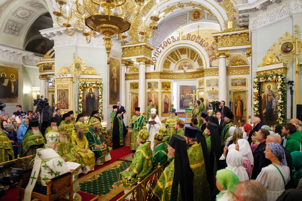 Святейший Патриарх Кирилл возглавил престольные торжества в Даниловом монастыре и совершил пресвитерскую хиротонию насельника обители