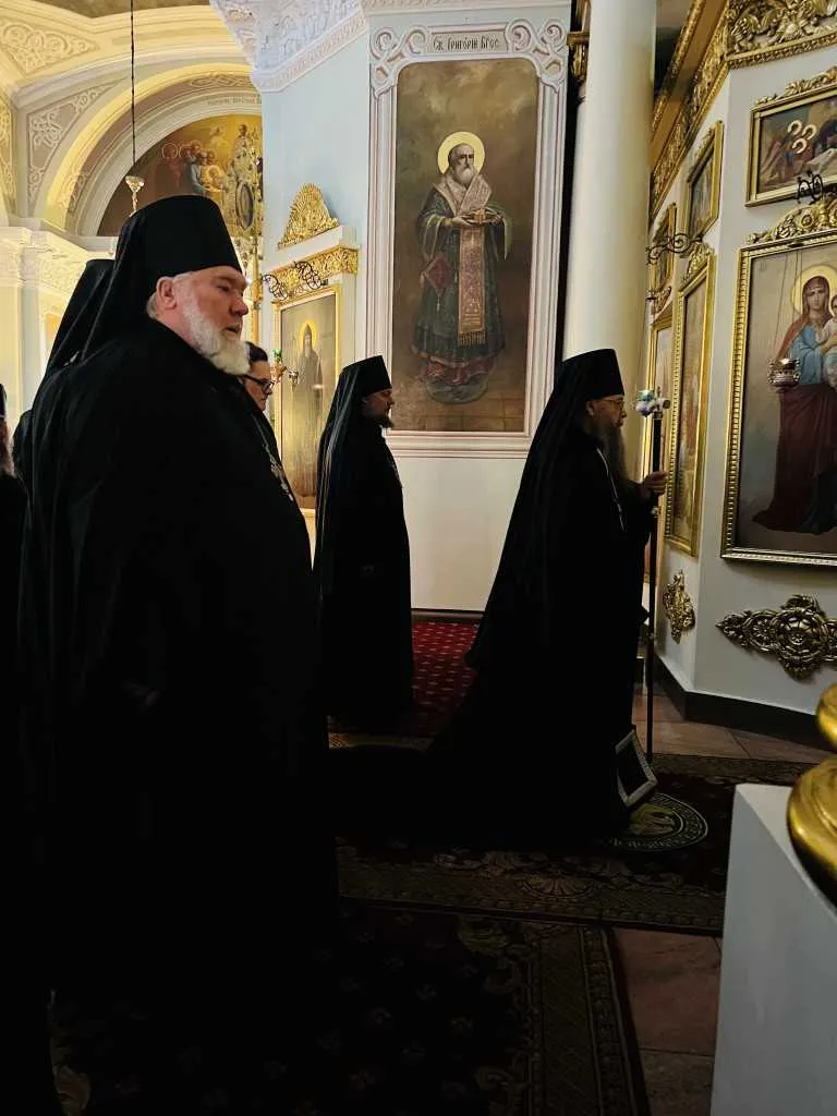 Епископ Алексий в обители князя Даниила совершил первую в этом году Литургию Преждеосвященных Даров