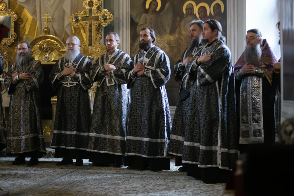 В среду первой седмицы Великого поста епископ Алексий совершил Литургию Преждеосвященных Даров