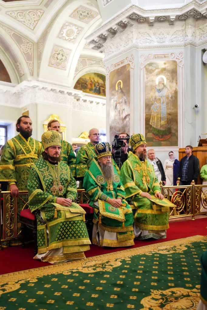 Святейший Патриарх Кирилл возглавил престольные торжества в Даниловом монастыре и совершил пресвитерскую хиротонию насельника обители