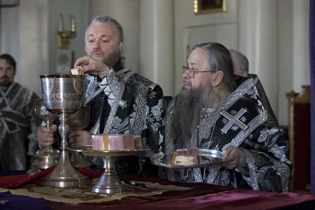 Литургия Преждеосвященных Даров в Даниловой обители