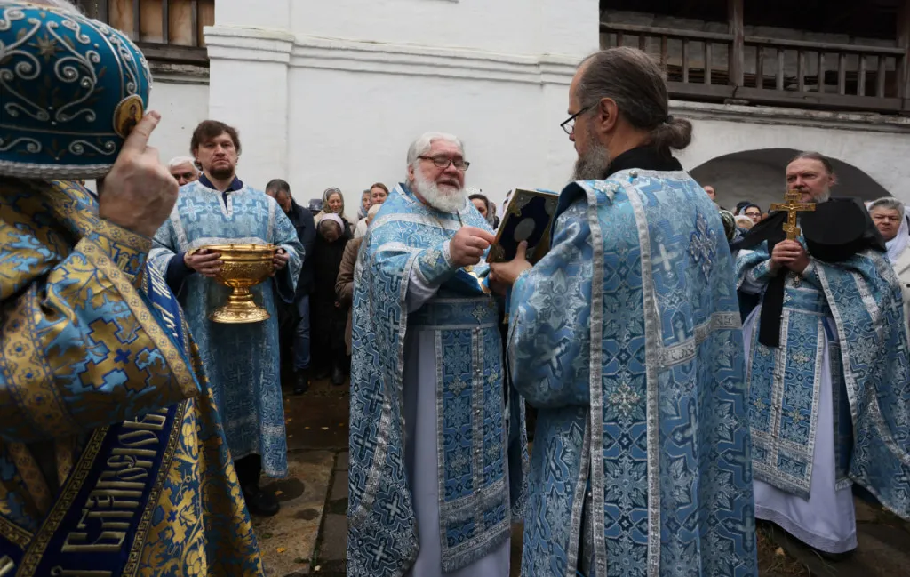 В Даниловом монастыре прошли торжественные богослужения праздника Покрова Божией Матери