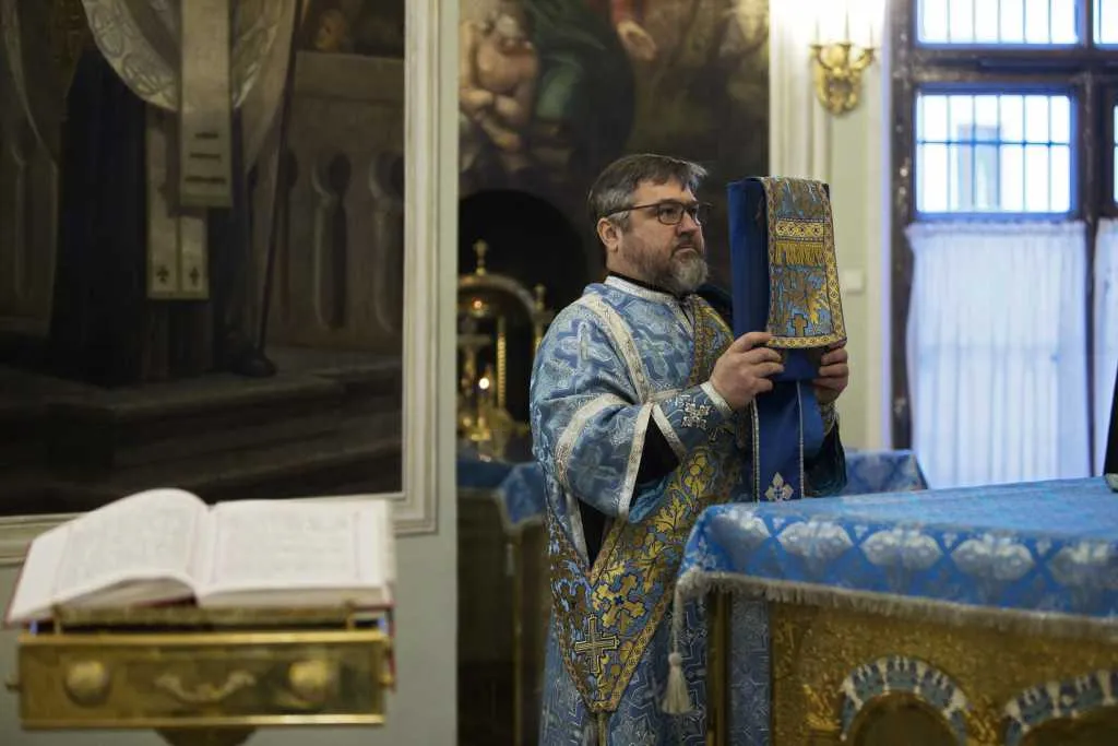 В Даниловой обители встретили праздник Введения во храм Пресвятой Богородицы