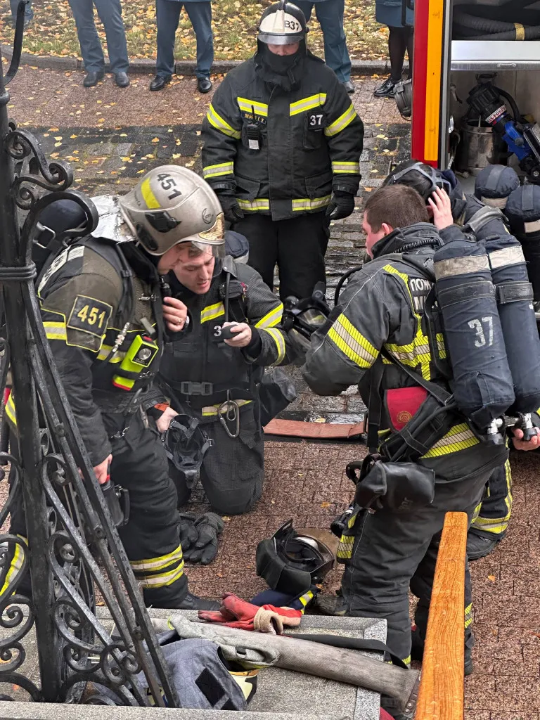 В Даниловом монастыре были проведены пожарно-тактические учения