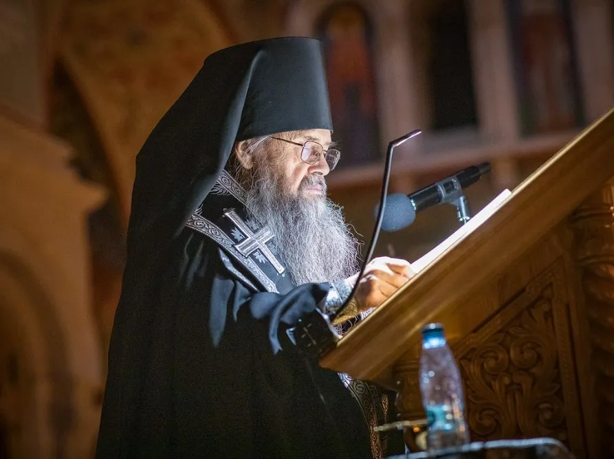 Во вторник первой седмицы Великого поста епископ Алексий совершил чтение Великого канона преп. Андрея Критского в Зачатьевском монастыре