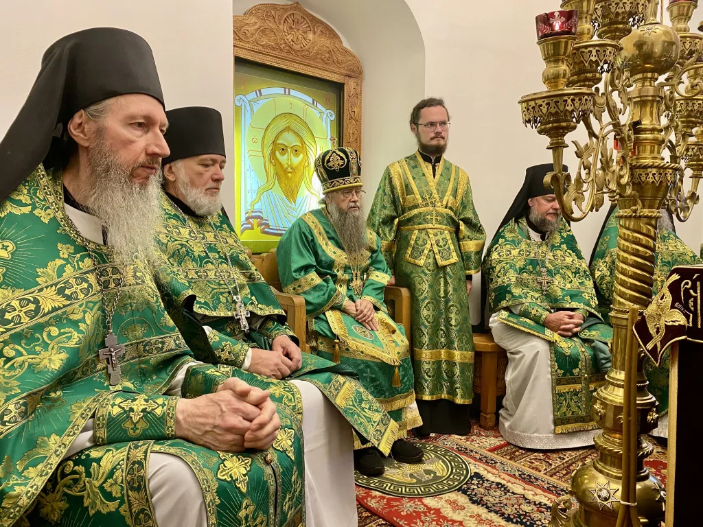 В день памяти преп. Симеона Столпника епископ Алексий совершил Божественную Литургию в Даниловом монастыре