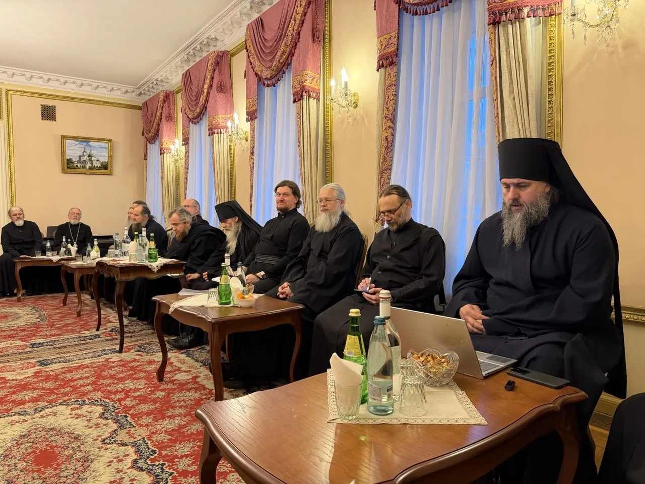 В обители состоялась очередная встреча братии монастыря, посвященная Даниловским новомученикам