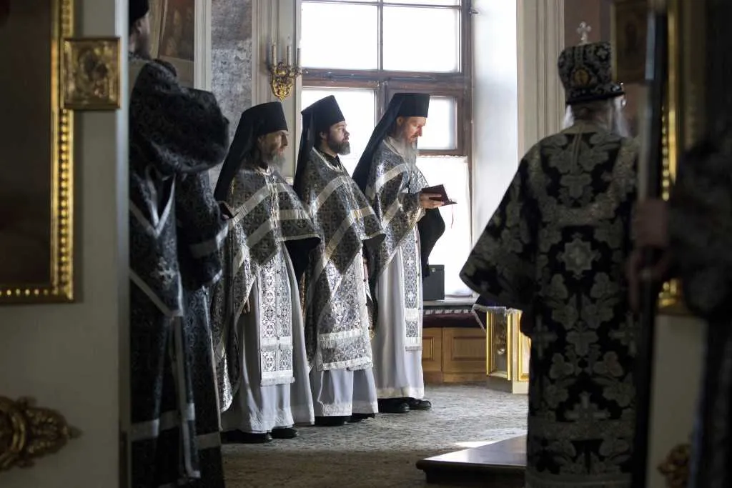 Литургия Преждеосвященных Даров в Даниловой обители