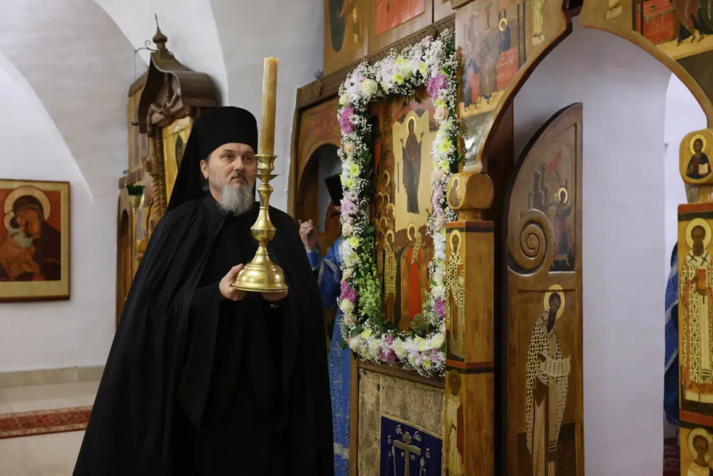 В Даниловом монастыре прошли торжественные богослужения праздника Покрова Божией Матери