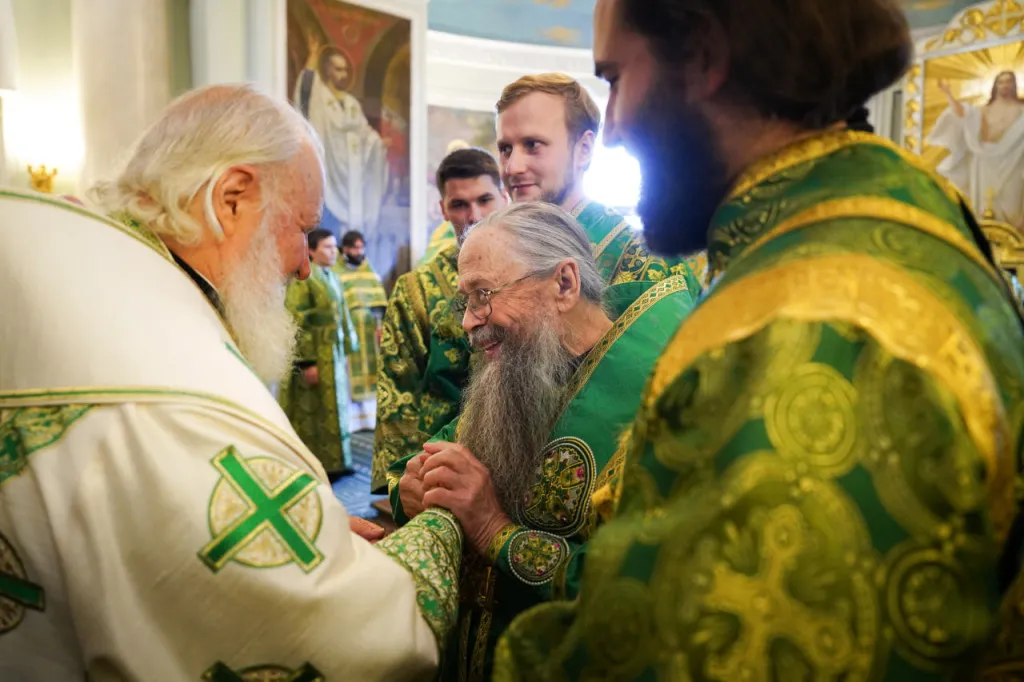 Святейший Патриарх Кирилл возглавил престольные торжества в Даниловом монастыре и совершил пресвитерскую хиротонию насельника обители