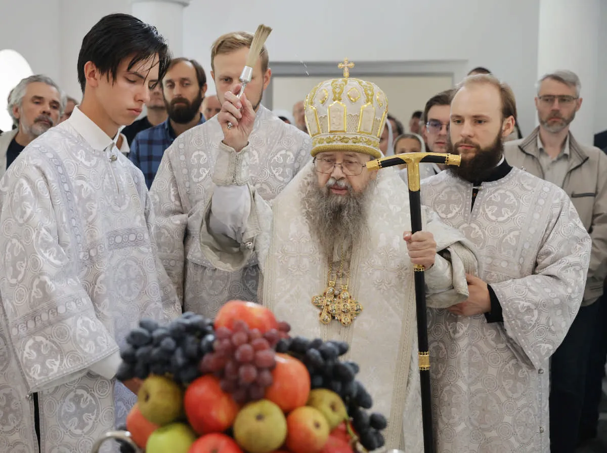Епископ Алексий возглавил престольные торжества в Свято-Преображенском скиту Данилова монастыря