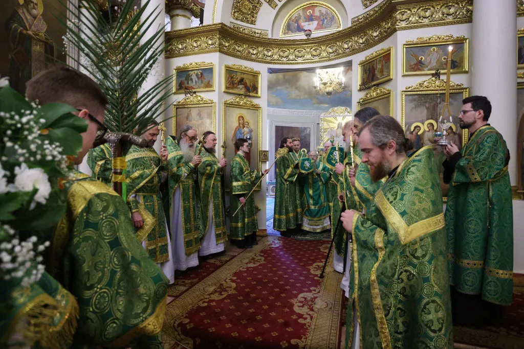 В праздник Входа Господня в Иерусалим в обители князя Даниила прошли торжественные богослужения
