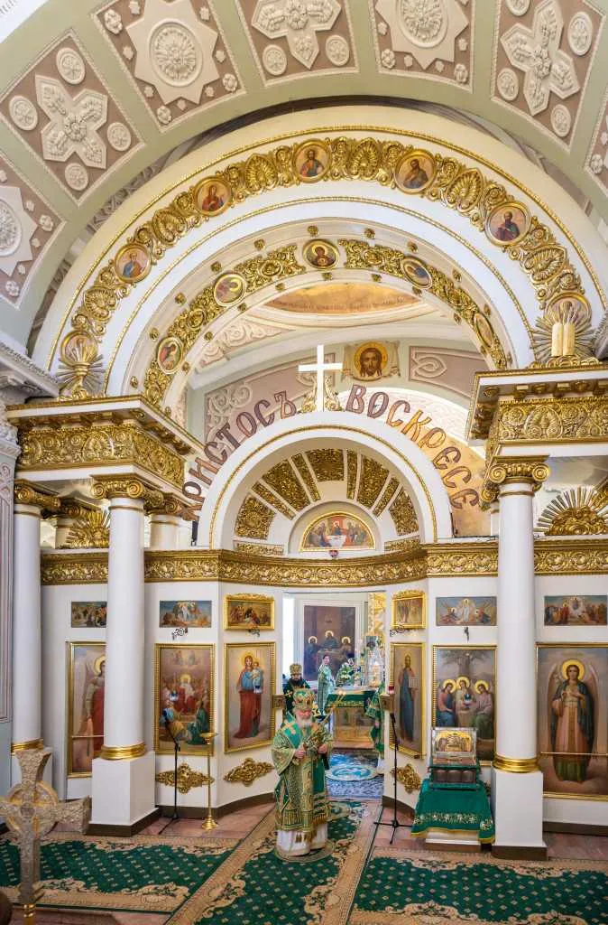 В Неделю сыропустную, день памяти благоверного князя Даниила Московского, Святейший Патриарх Кирилл совершил Литургию в Даниловом ставропигиальном монастыре