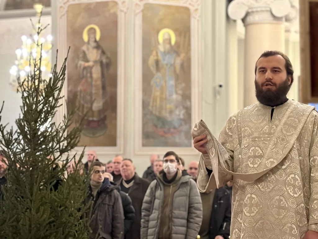 В Неделю 31-ю по Пятидесятнице, по Рождестве Христовом, епископ Алексий совершил Божественную Литургию в Даниловой обители