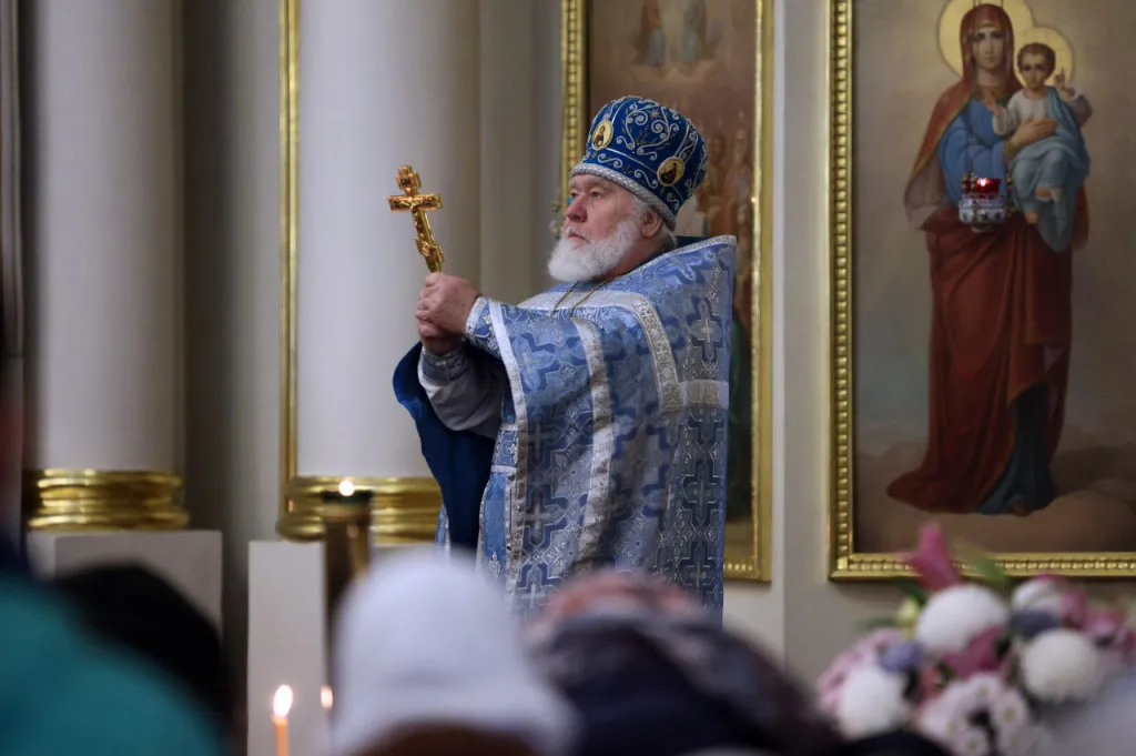 В Даниловом монастыре прошли торжественные богослужения праздника Покрова Божией Матери
