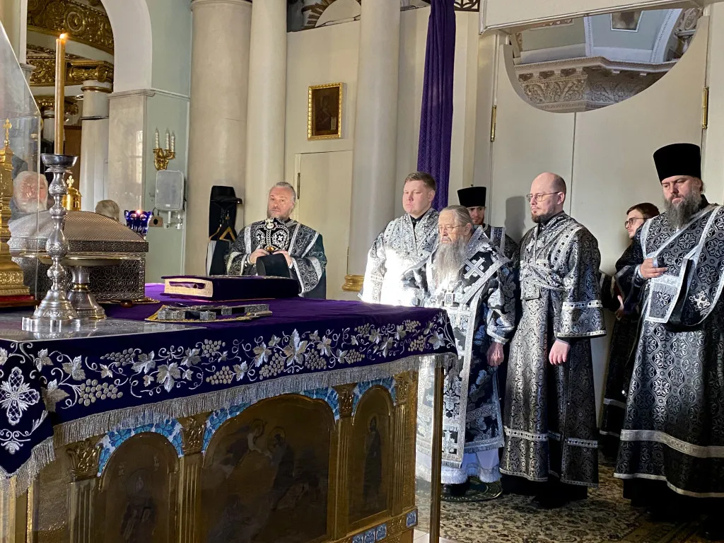 Литургия Преждеосвященных Даров в Даниловой обители в пятницу первой седмицы Великого поста