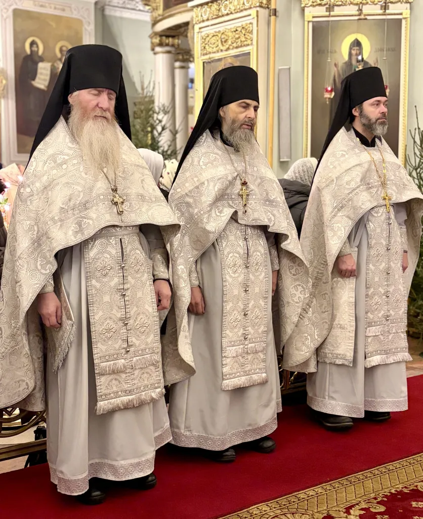 В Неделю 31-ю по Пятидесятнице, по Рождестве Христовом, епископ Алексий совершил Божественную Литургию в Даниловой обители