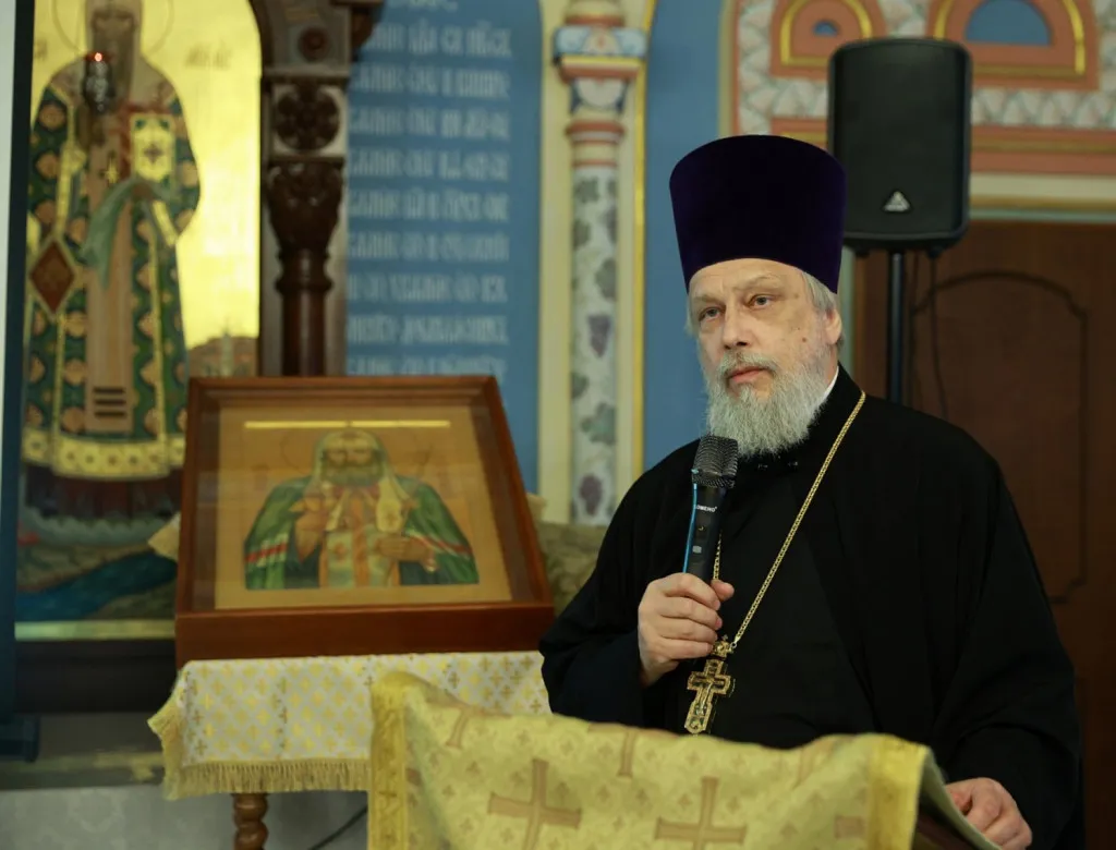 Епископ Алексий принял участие в вечере памяти, посвященном Патриарху Тихону, а также подвигу священнослужителей и насельниц Зачатьевского монастыря в годы гонений
