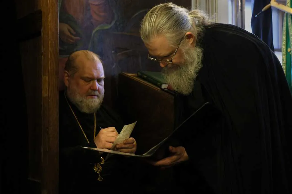 В Неделю сыропустную, день памяти благоверного князя Даниила Московского, Святейший Патриарх Кирилл совершил Литургию в Даниловом ставропигиальном монастыре