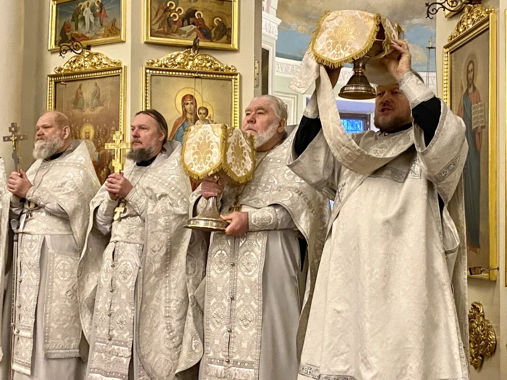 В Даниловой обители прошли торжественные богослужения Навечерия Рождества Христова